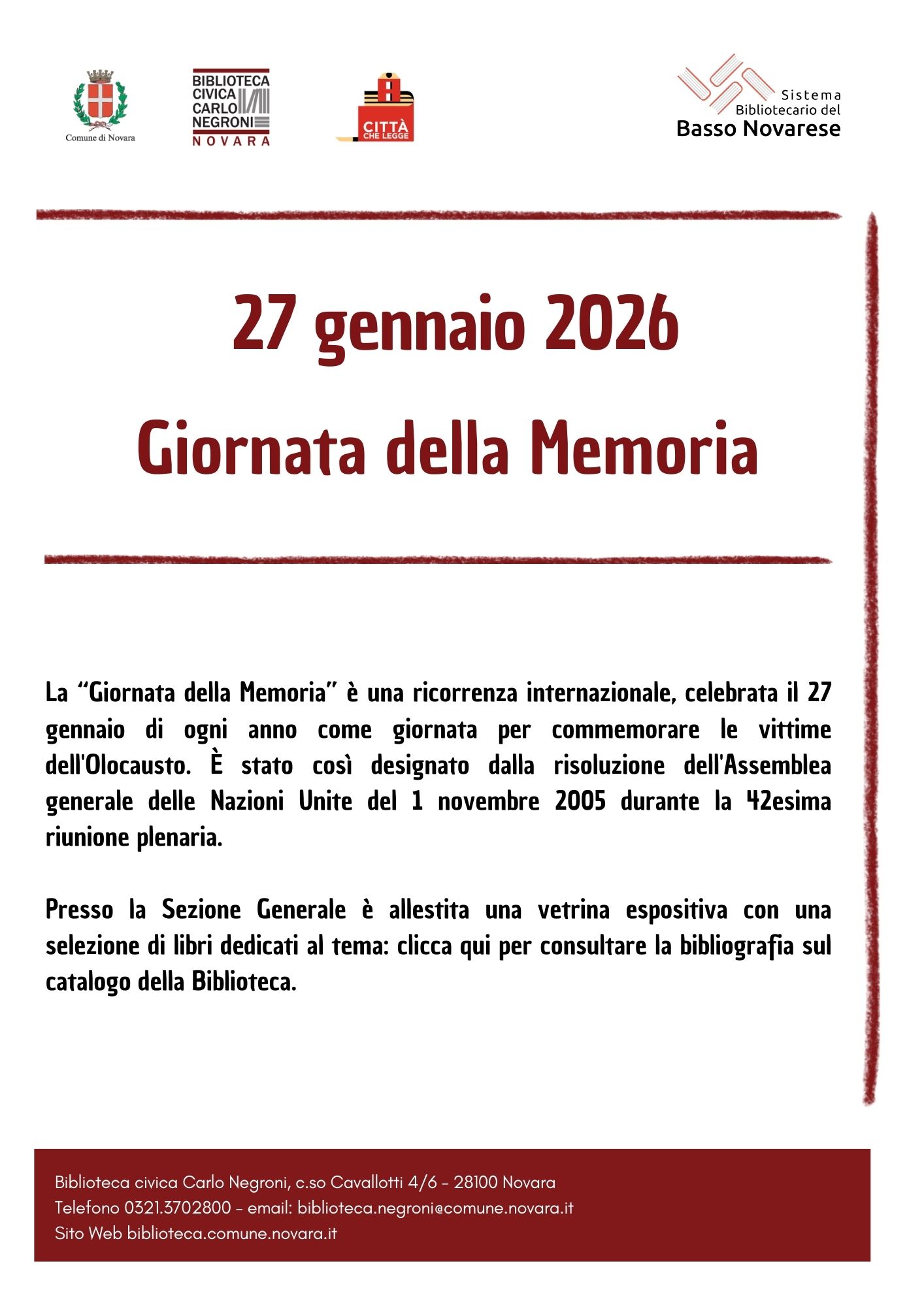 giornata memoria 2026