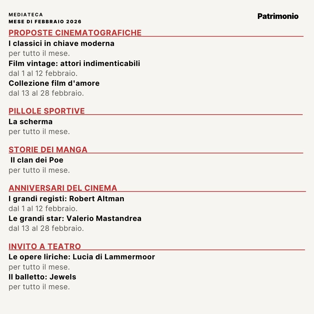 2026 MEDIATECA iniziative