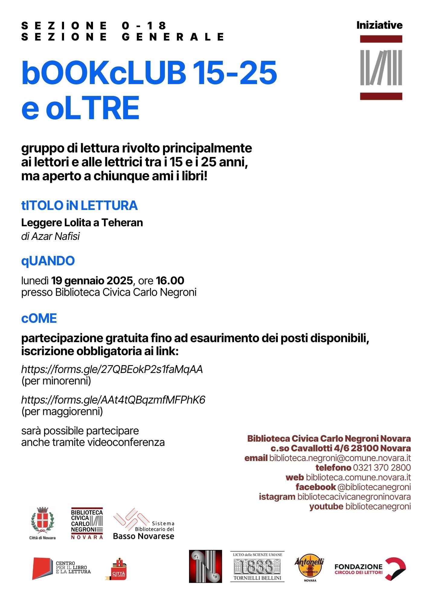 BookClub 2526 gennaio