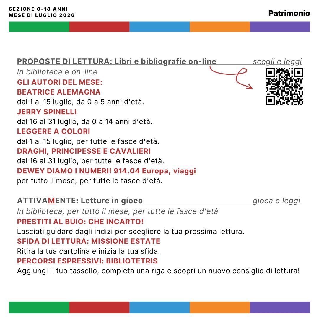 LUGLIO eventi sezione 0-18