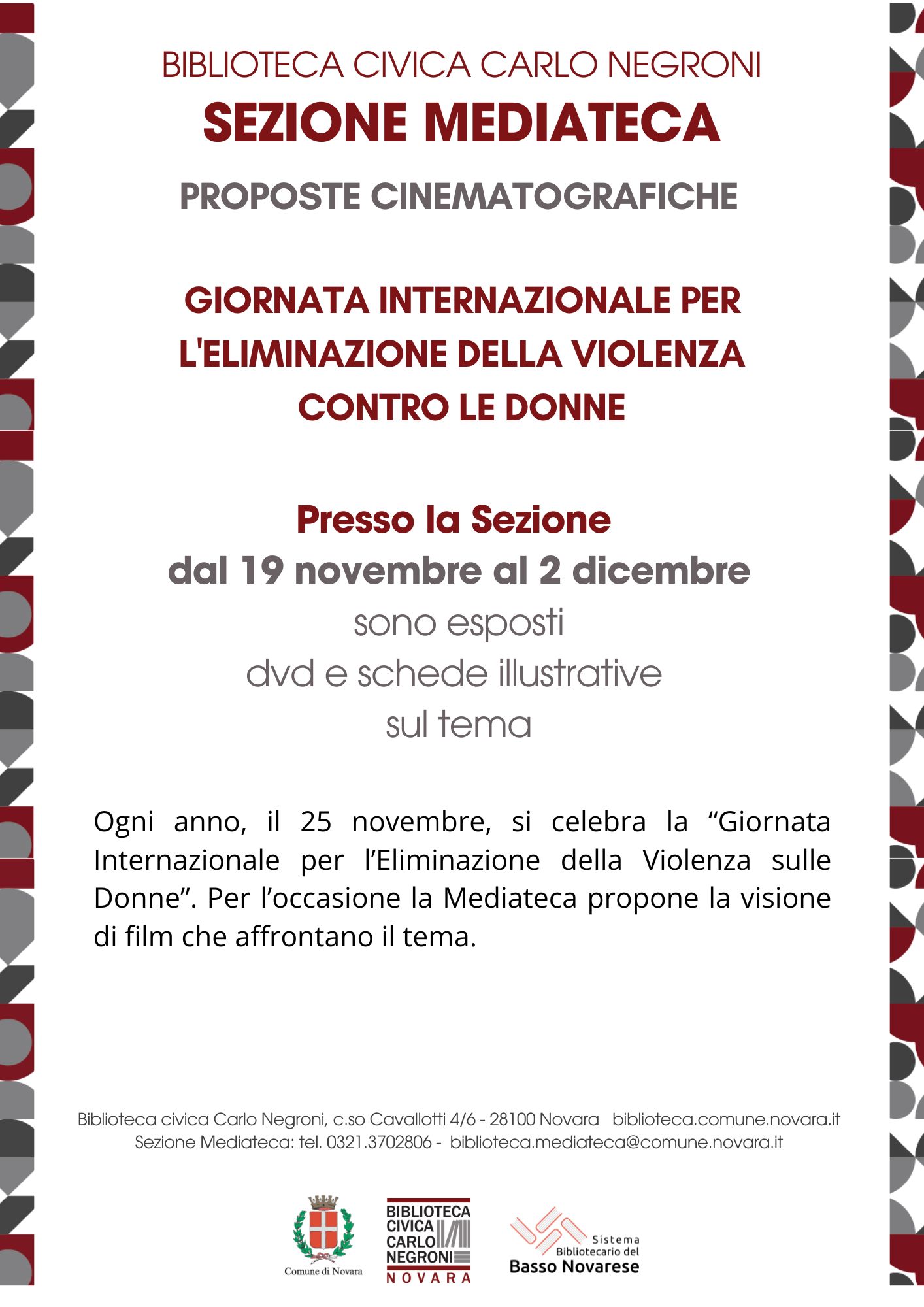 MEDIATECA-giornata contro la violenza sulle donne - Copia