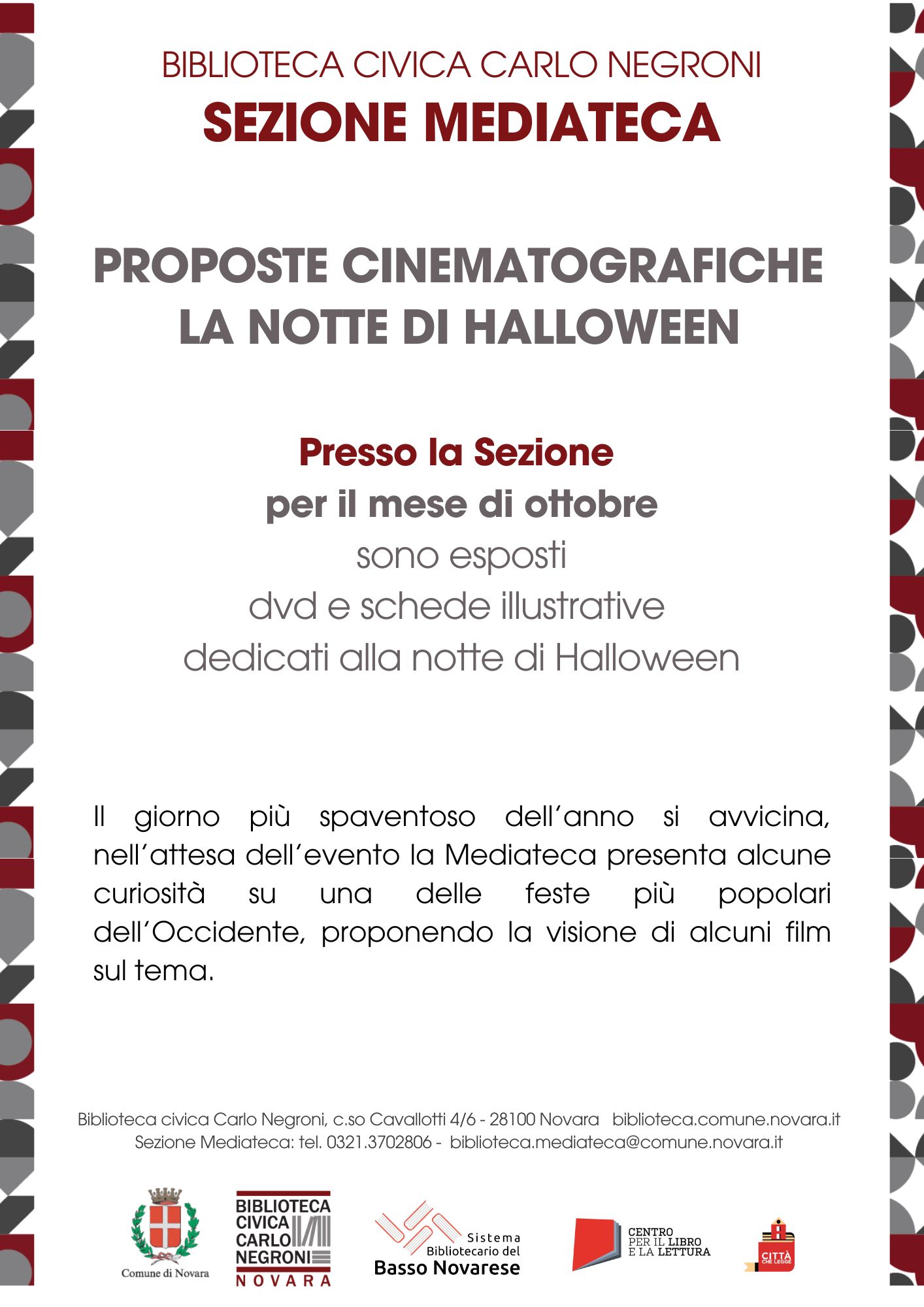 MEDIATECA proposte cinematografiche-la notte di Halloween