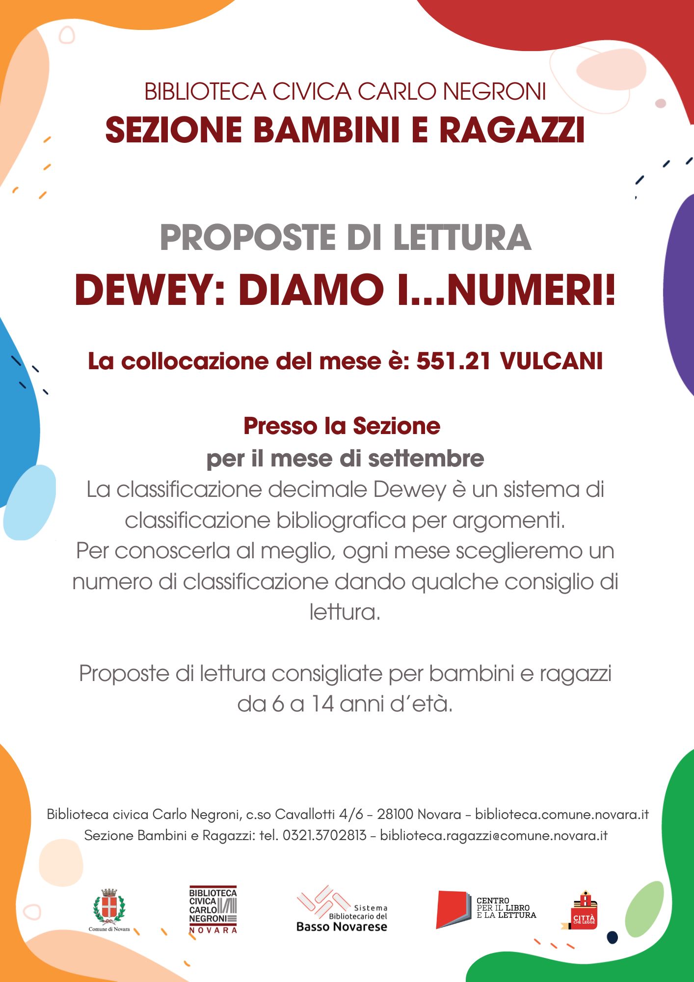 SBR proposte di lettura-Dewey diamo i numeri