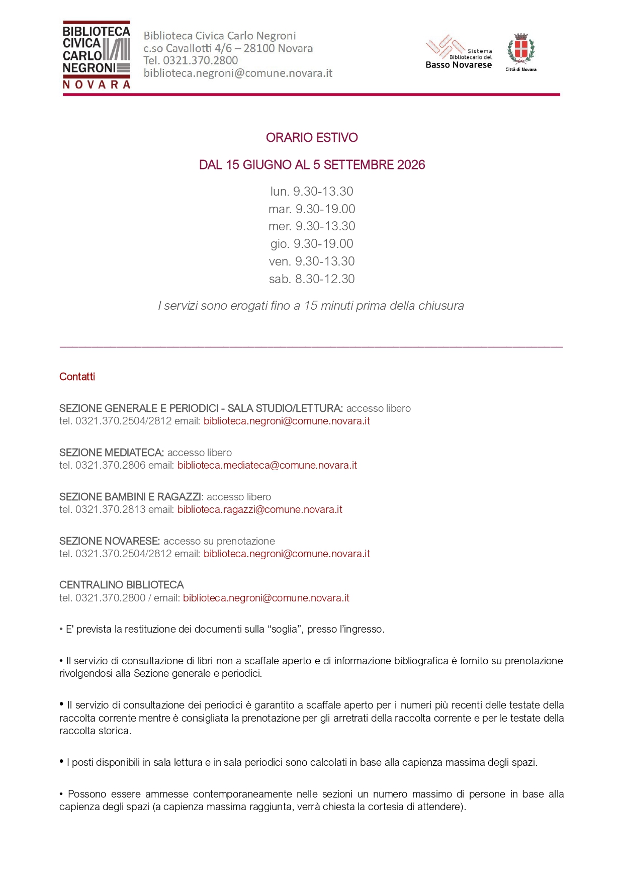 orario estivo 2026 page-0001